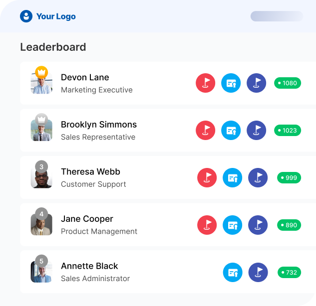 partner onboarding engage with leaderboards gamification