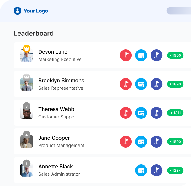 emplyee training Leaderboard gamification and certification